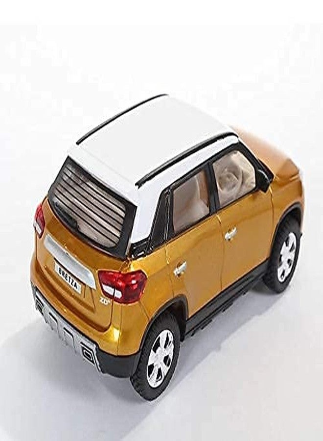 CENTY Toys Bretza Golden&White Colour Looks Like Real Car - Pull Back Action- A Made In India Product, 3-12 years - Image 3